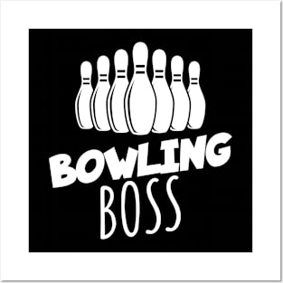 Bowling boss Posters and Art